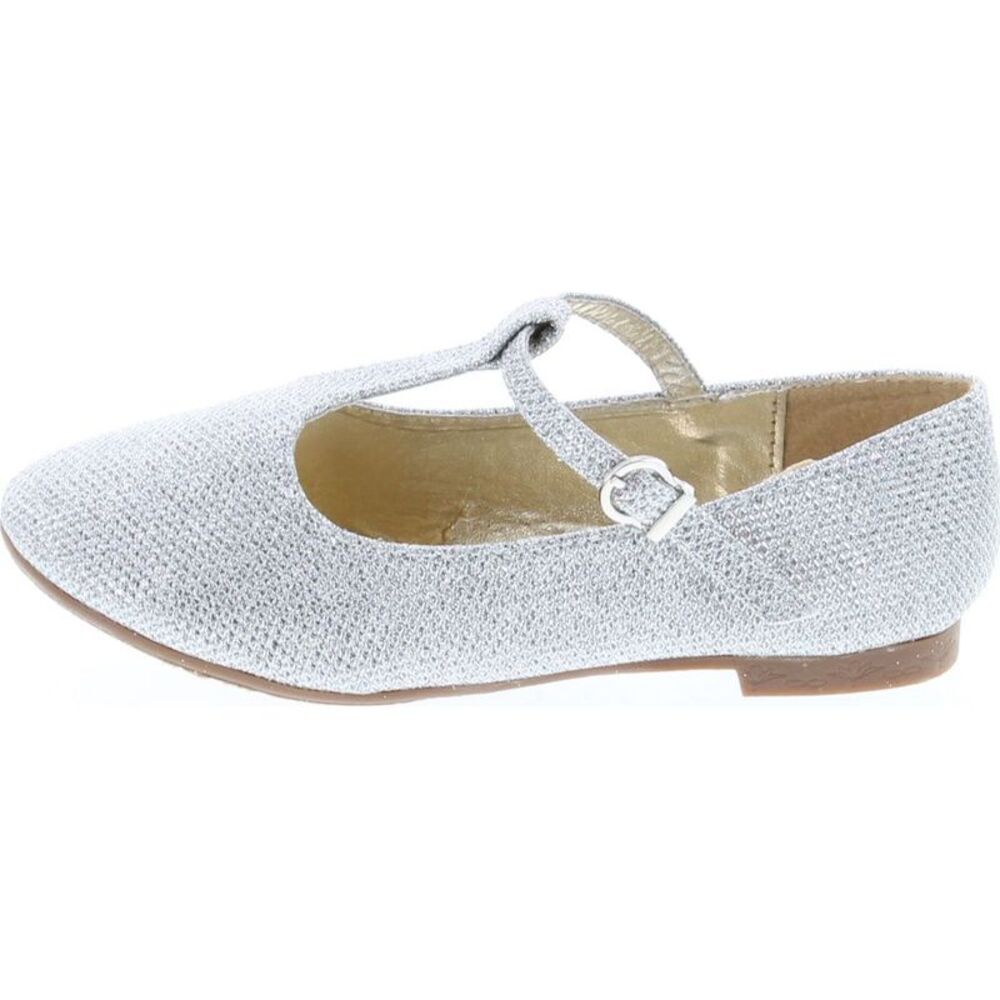 Bella Marie Triss-13K Silver ChildG flats-shoes 1 NEW - Picture 2 of 8